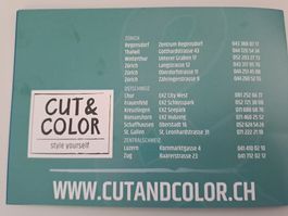 1 Cut-&-Color-Karte im Wert von 100 CHF
